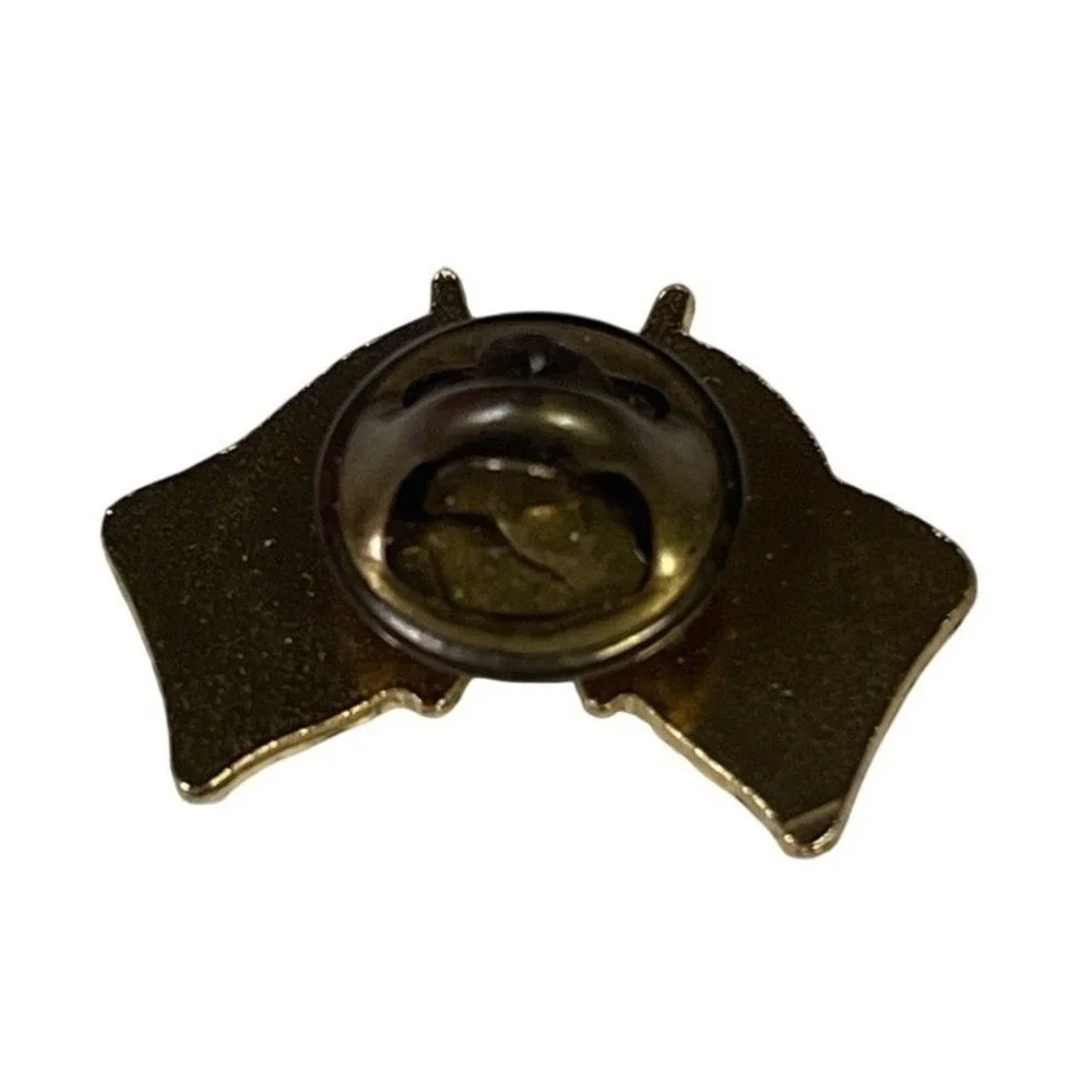 Vintage Pinewood Derby Cub Scout Racing‎ Flags Enamel Lapel Pin 1